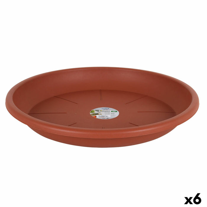 Farfurie pentru ghiveci Dem Squares Maro 45 cm (6 Unități)