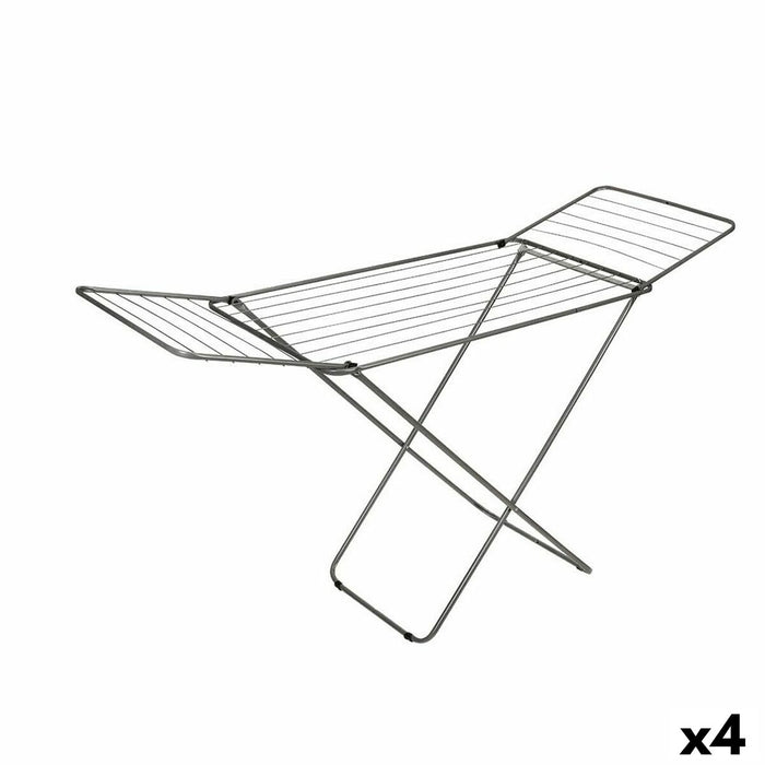 Uscător de Haine Pliabil Confortime Hibisco Metal Hibiscus 170 x 55 x 95 cm Argintiu (4 Unități)