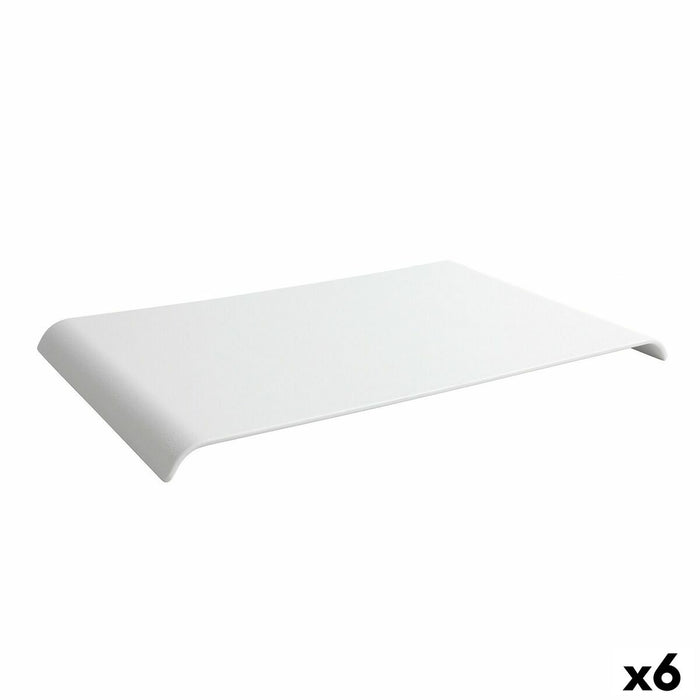 Tavă pentru gustari Viejo Valle Continental Alb 53 x 32,5 x 3 cm (6 Unități)
