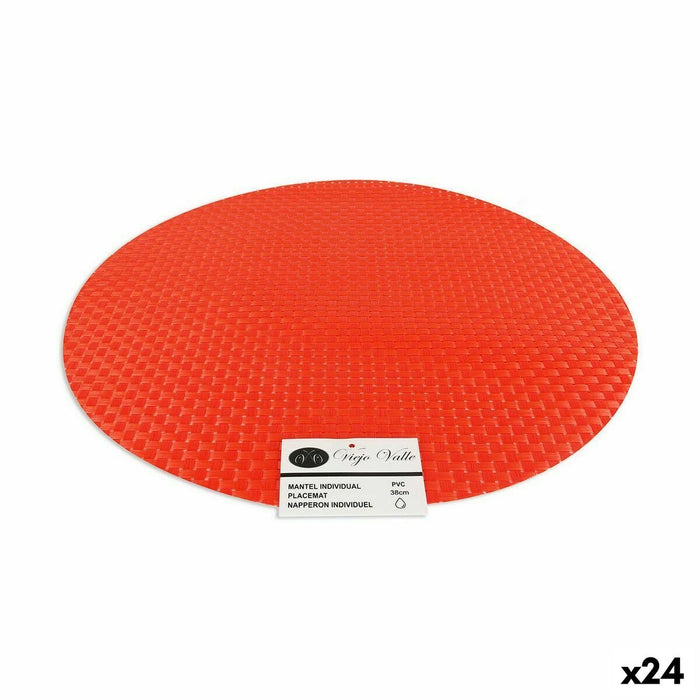 Suport pentru farfurii Viejo Valle Portocaliu 38 cm (24 Unități)