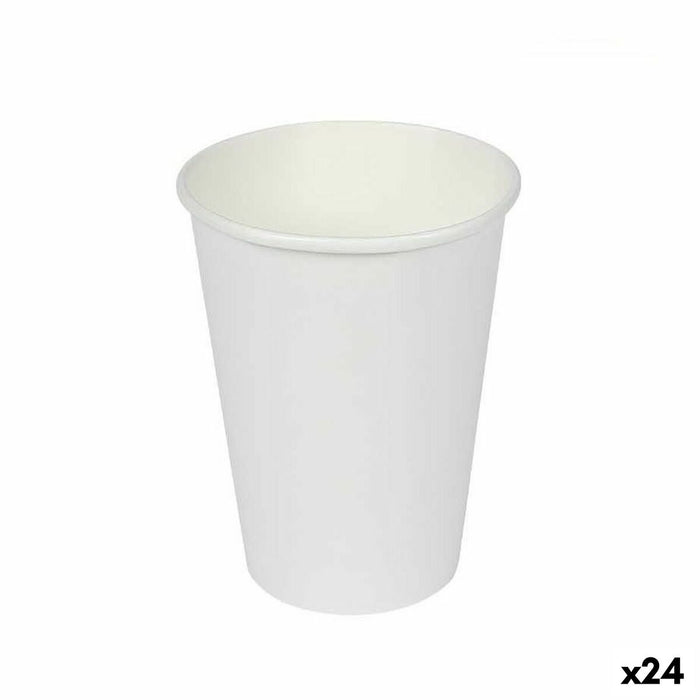 Set de pahare Algon Carton De unică folosință Alb 24 Unități (50 Piese)