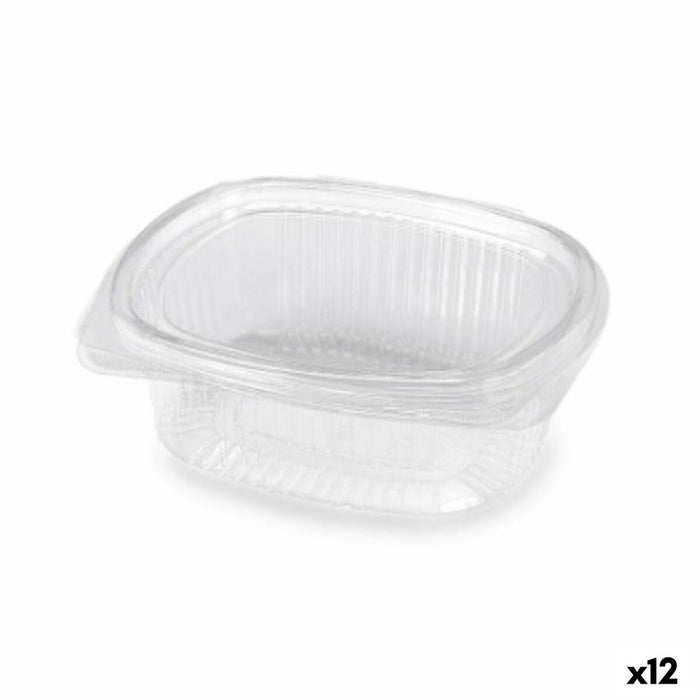Recipient pentru conservarea alimentelor Algon Reutilizabil 750 ml Transparent Oval 18 x 15 x 6 cm (12 Unități)