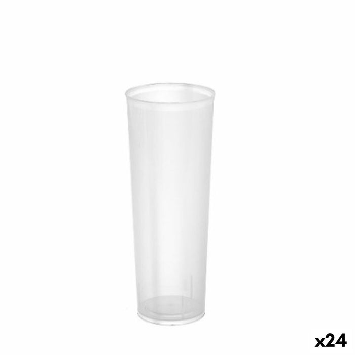 Set de pahare refolosibile Algon Transparent 24 Unități 330 ml (20 Piese)