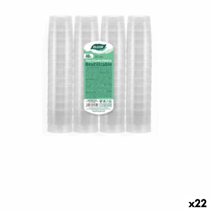 Set de Pahare Shot Algon Reutilizabil 22 Unități 30 ml (48 Piese)