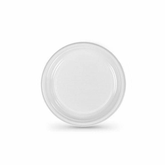 Set de farfurii reutilizabile Algon Alb Plastic (6 Unități)