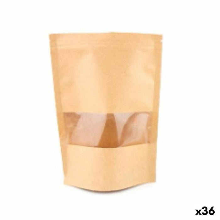 Set de pungi reutilizabile pentru alimente Algon Închidere ermetică 10 x 15 x 3,5 cm (36 Unități)