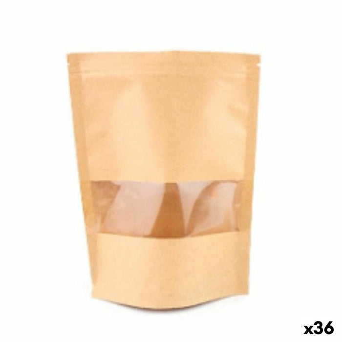 Set de pungi reutilizabile pentru alimente Algon Închidere ermetică 14 x 20 x 4 cm (36 Unități)