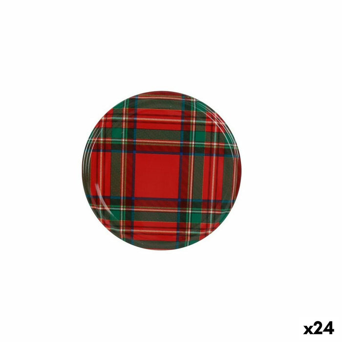 Set de capace Sarkap Scoțian 6 Piese 6,6 x 0,8 cm (24 Unități)