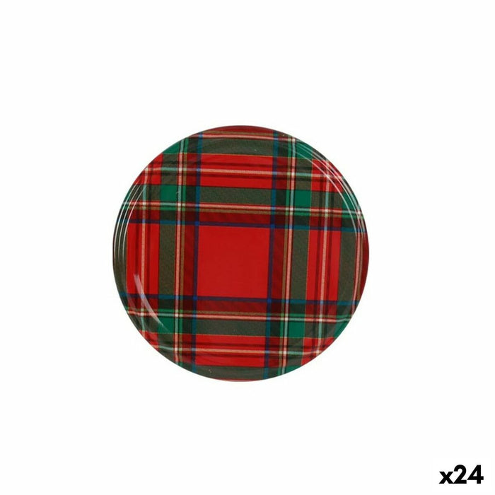 Set de capace Sarkap Scoțian 6 Piese 8 x 0,8 cm (24 Unități)
