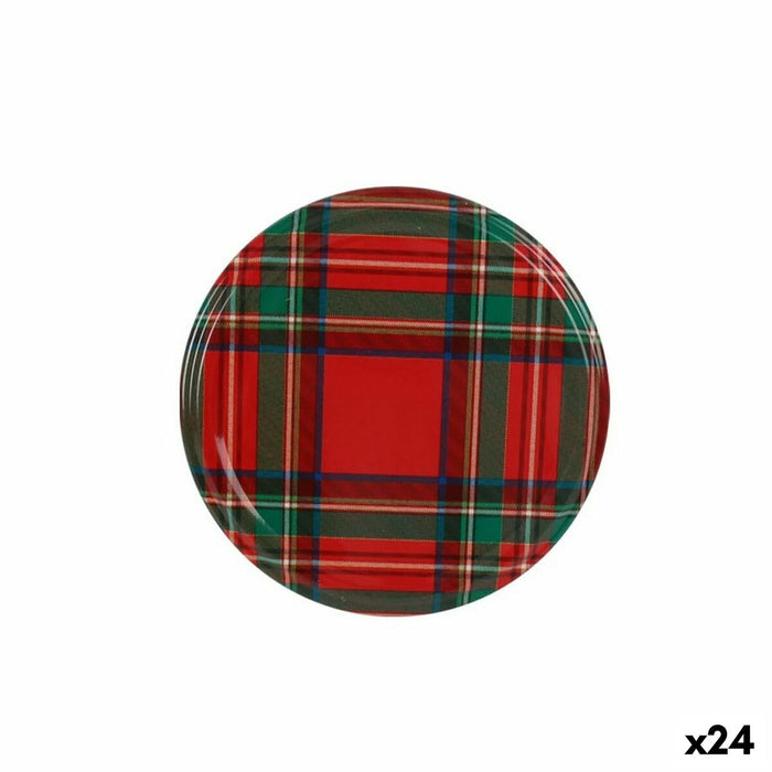 Set de capace Sarkap Scoțian 6 Piese 8,5 x 0,8 cm (24 Unități)