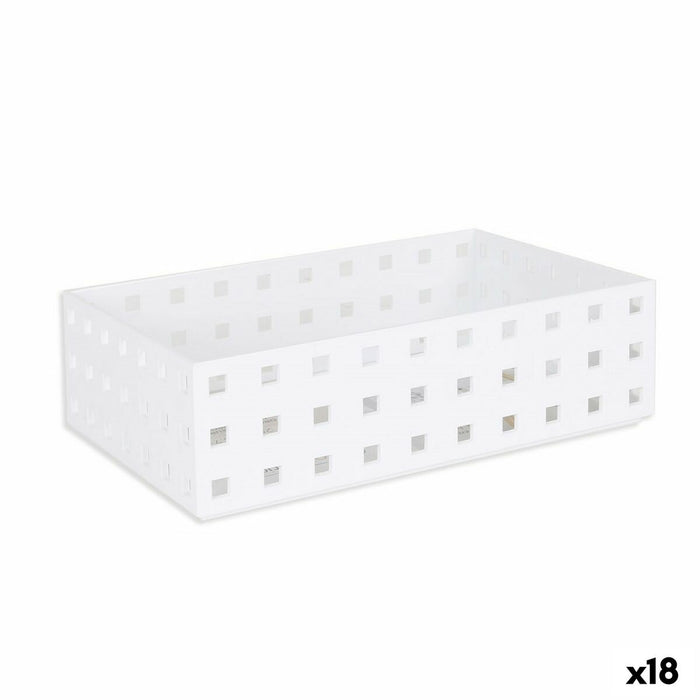 Organizatorul de Sertare Confortime Alb 20,6 x 13,7 x 6,2 cm (18 Unități)