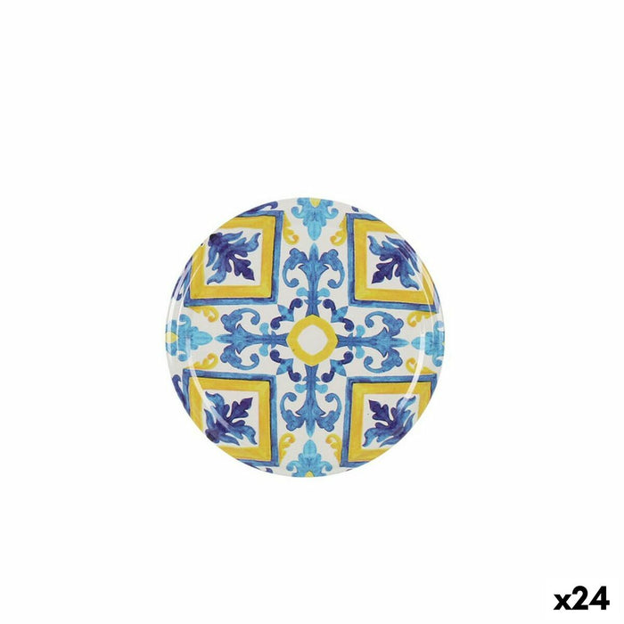 Set de capace Sarkap Mozaic 6 Piese 6,6 x 0,8 cm (24 Unități)