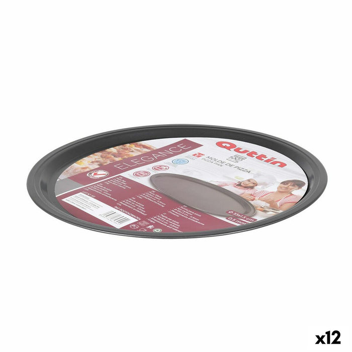Farfurie pentru Pizza Quttin 33 x 1,5 cm (12 Unități)