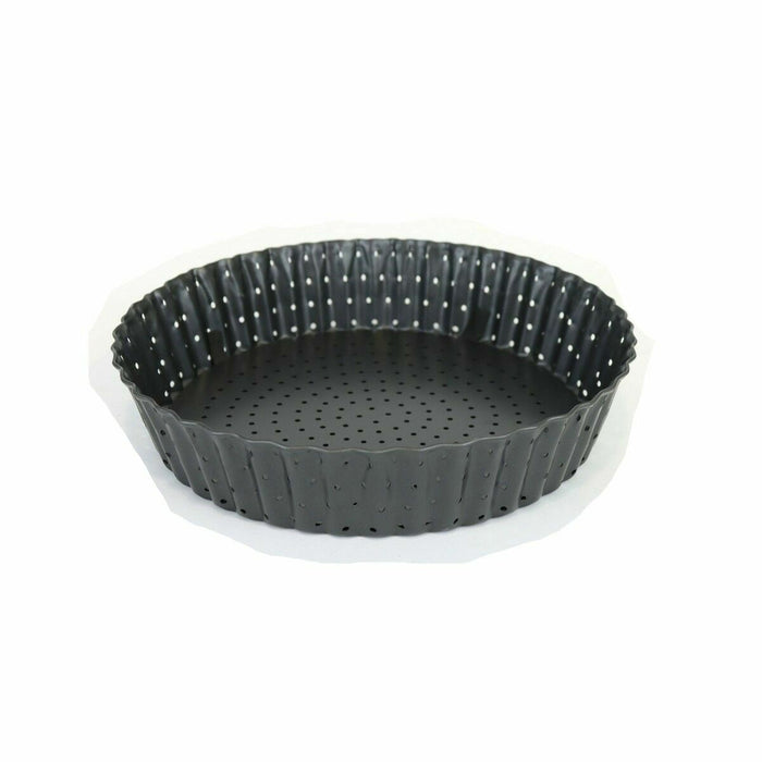 Formă de tort Quttin Găurit Demontabil 20 x 5 cm (12 Unități)