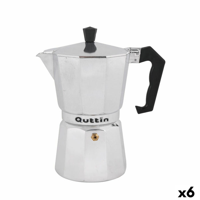 Cafetieră Italiană Quttin 6 Cești (6 Unități)
