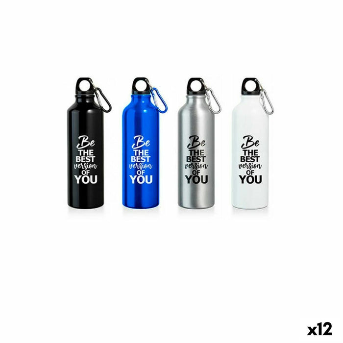 Sticlă (de pus lichide) Bewinner Aluminiu 750 ml 7,5 x 24 cm (12 Unități)
