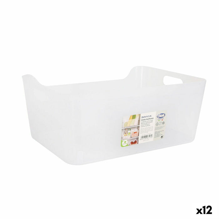 Coș Multifuncțional Dem 33 x 24 x 14,5 cm (12 Unități)