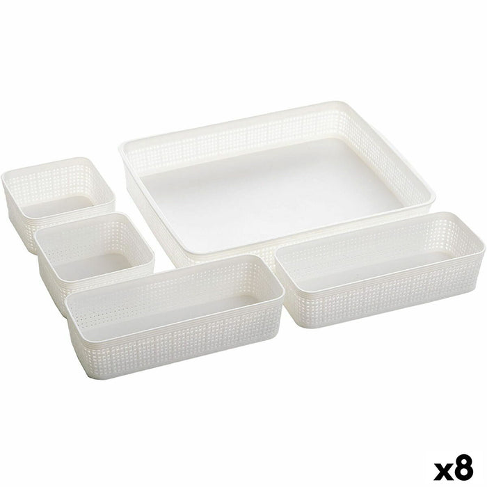 Set de Coșuri Dem Plastic 5 Piese (8 Unități)