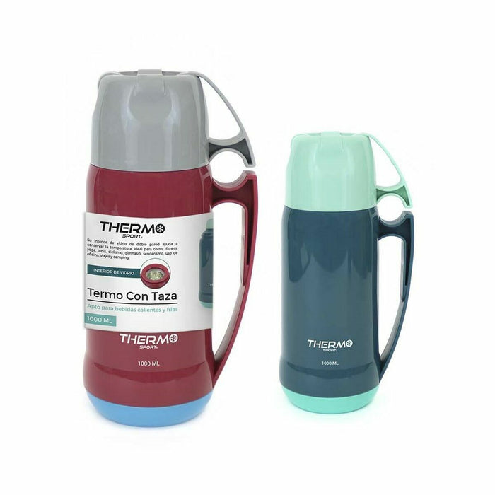 Flacon termos de călătorie ThermoSport 1 L (12 Unități)