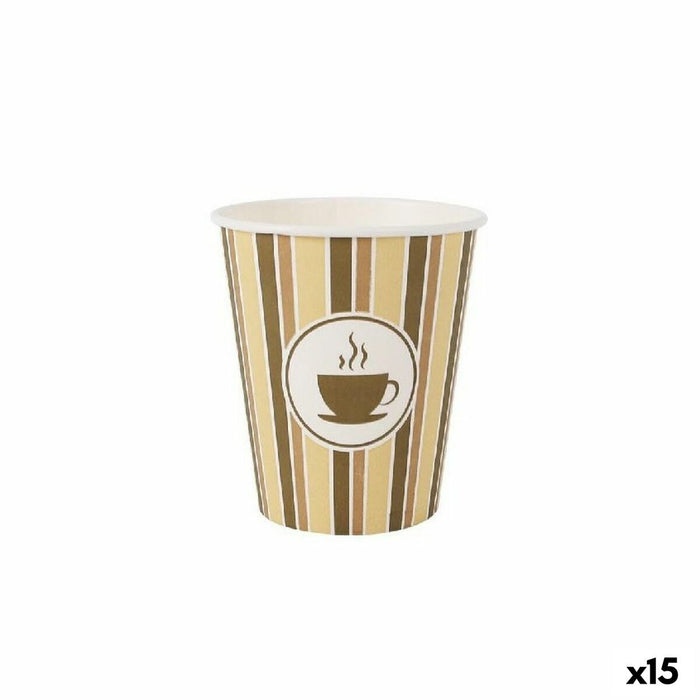Set de pahare Algon Carton Cafea 30 Piese 250 ml (15 Unități)