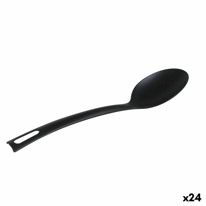 Polonic Quttin Nailon Negru 29 x 6 cm (24 Unități)