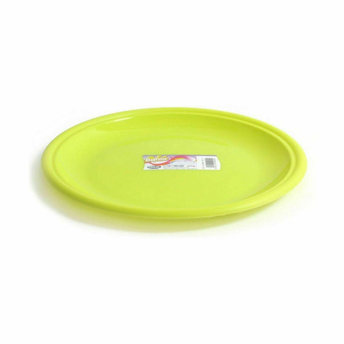 Platou Plat Dem Bahia Plastic Ø 25 x 25 x 2 cm (36 Unități)