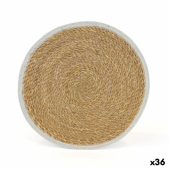 Suport Protecție pentru Masă Privilege Iarbă de mare 40 cm (36 Unități)