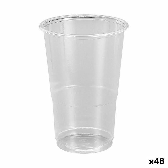 Set de pahare refolosibile Algon Transparent 20 Piese 300 ml (48 Unități)