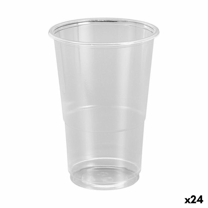 Set de pahare refolosibile Algon Transparent 50 Piese 300 ml (24 Unități)