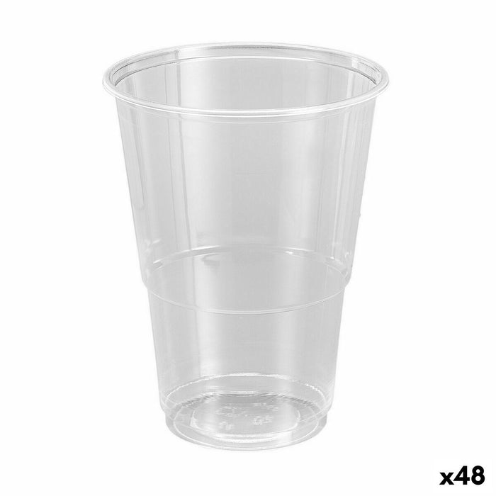 Set de pahare refolosibile Algon Transparent 15 Piese 330 ml (48 Unități)