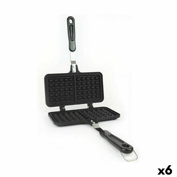 Aparat de Vafe Quttin Aluminiu 33 x 21 x 3 cm (6 Unități)
