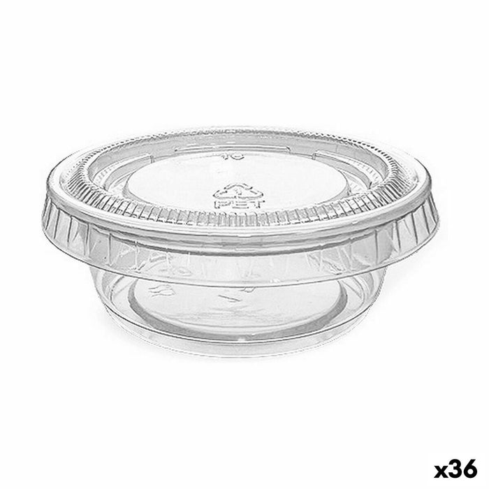 Set de boluri reutilizabile Algon Sosuri 10 Piese Plastic 45 ml (36 Unități)