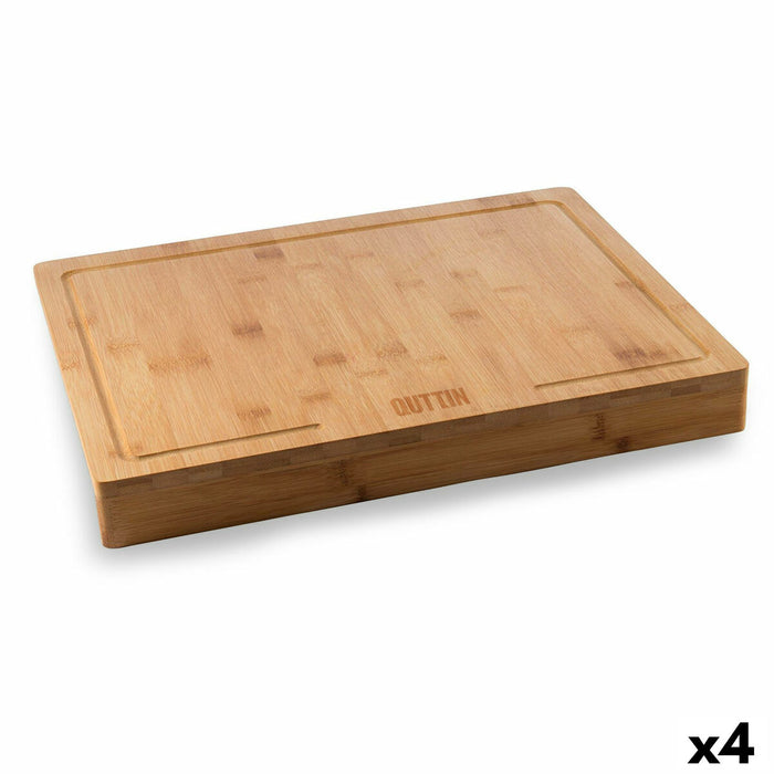 Masă de tăiat Quttin Bambus 45 x 35 x 1,2 cm (4 Unități)
