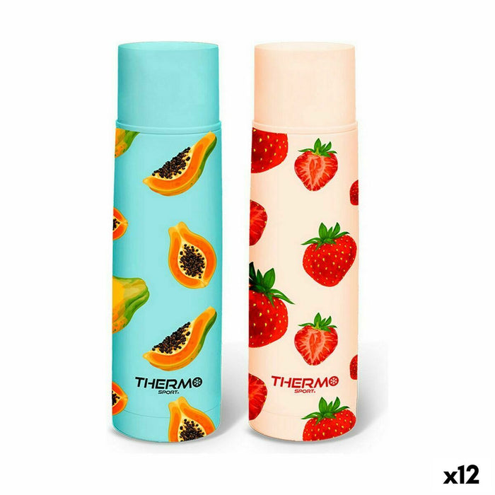 Flacon termos de călătorie ThermoSport Fructe Oțel inoxidabil 500 ml (12 Unități)