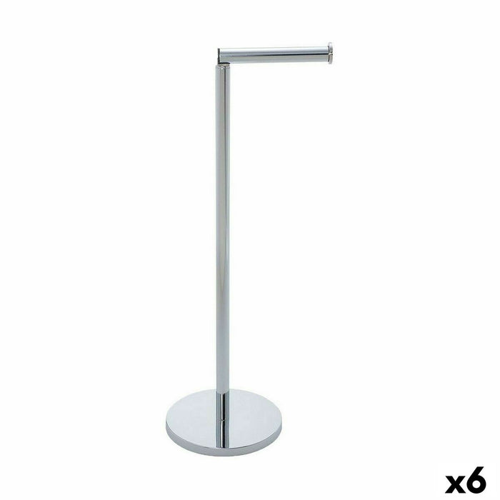 Suport pentru Role de Hârtie Igienică Confortime Argintiu Oțel 42 x 15 cm (6 Unități)