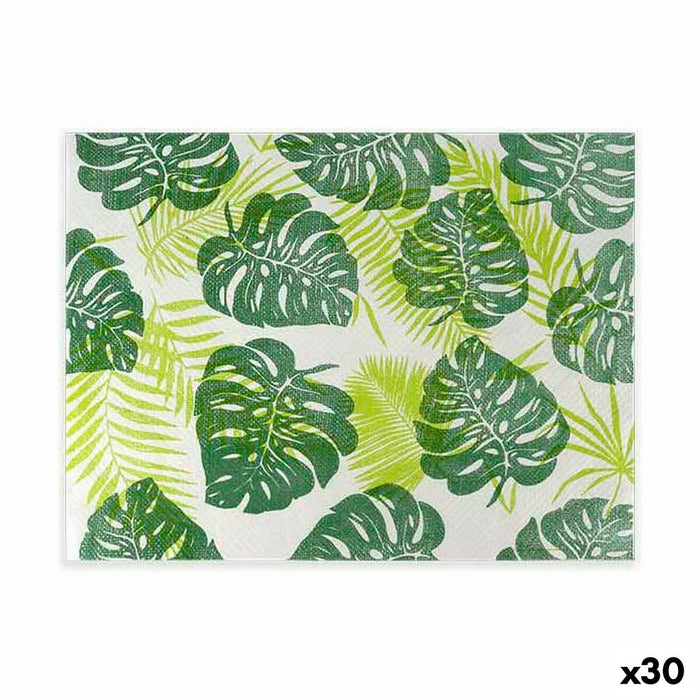 Table mat set Algon De unică folosință Frunze 40 Piese 30 x 40 cm (30 Unități)