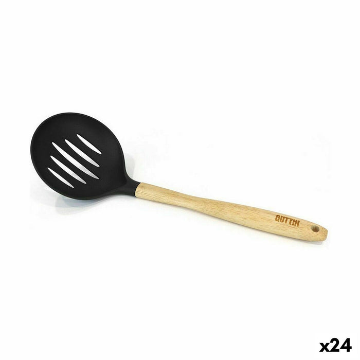 Spumieră Quttin Nailon Lemn 33,5 x 11,3 cm (24 Unități)