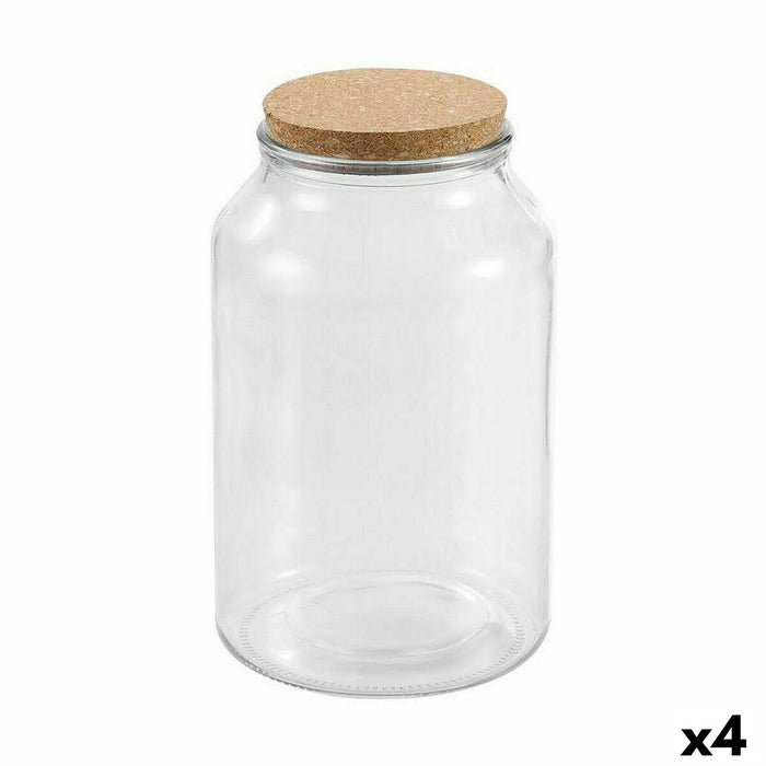 Borcan La Mediterránea 3,8 L Sticlă (4 Unități)