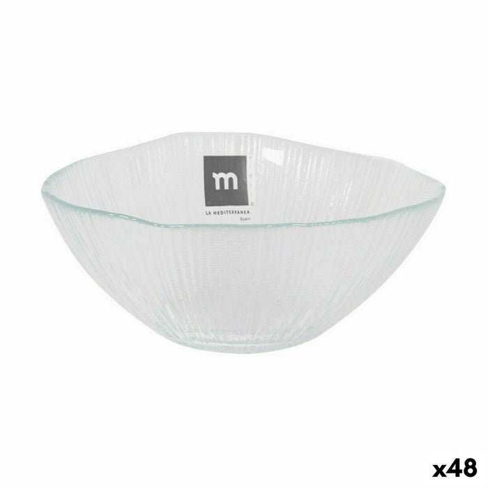 Castron La Mediterránea Transparent Ø 12,5 x 5 cm (48 Unități)