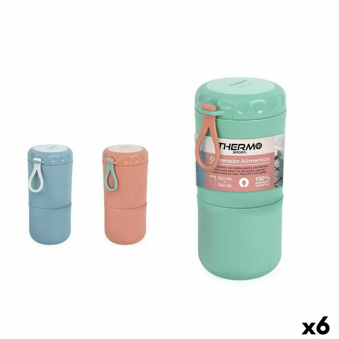 Flacon termos de călătorie ThermoSport Double 380 ml + 380 ml (6 Unități)