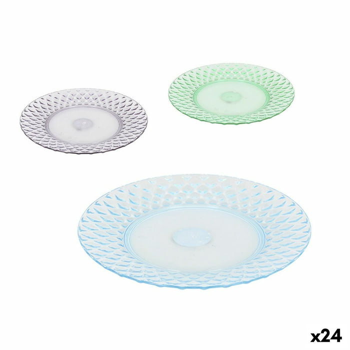 Platou Plat La Mediterránea Plastic 19 x 19 x 2 cm (24 Unități)