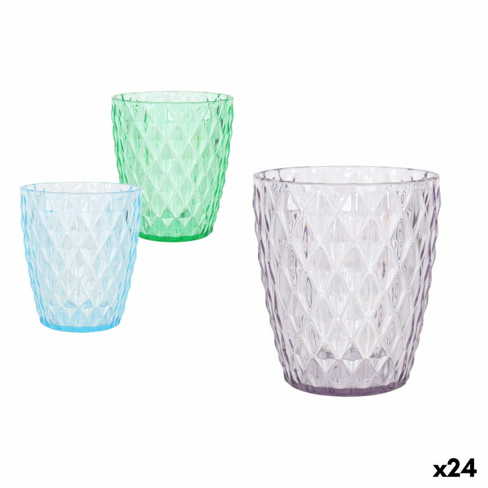 Pahar La Mediterránea Plastic 390 ml (24 Unități)