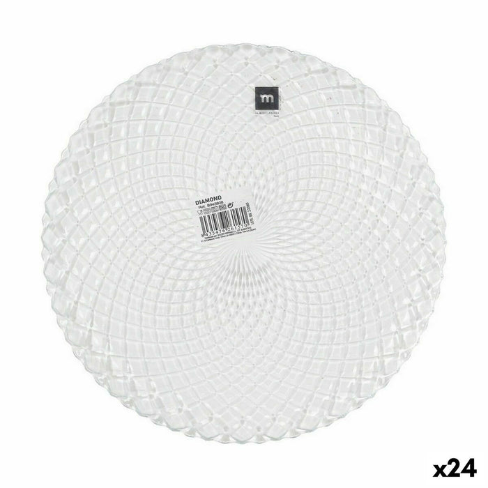 Platou pentru Servire La Mediterránea Diamond Rotundă Ø 31 cm (24 Unități)