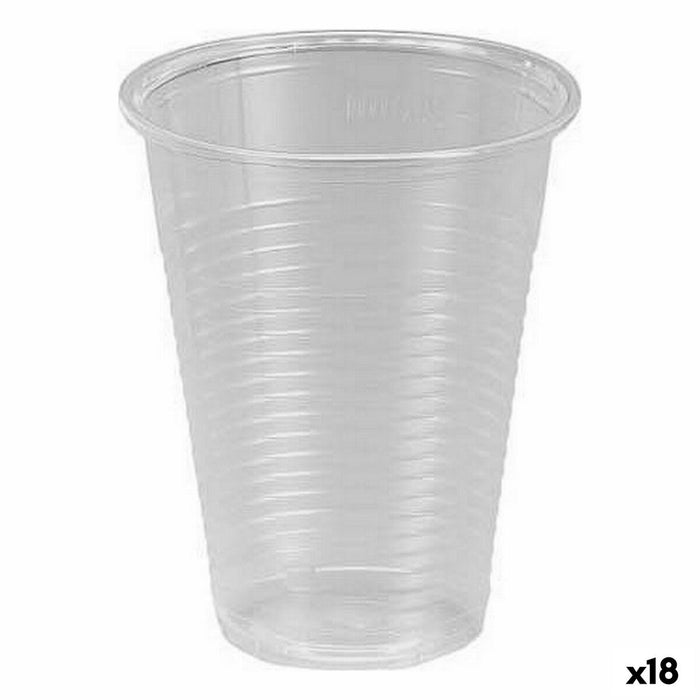 Set de pahare refolosibile Algon Transparent 50 Piese 200 ml (18 Unități)