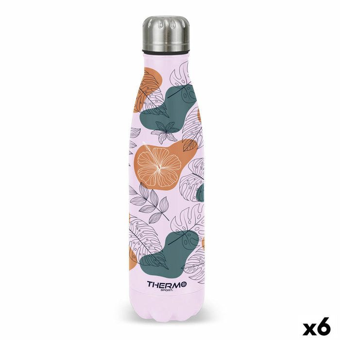 Sticla Termoizolantă ThermoSport Frunze 1 L (6 Unități)