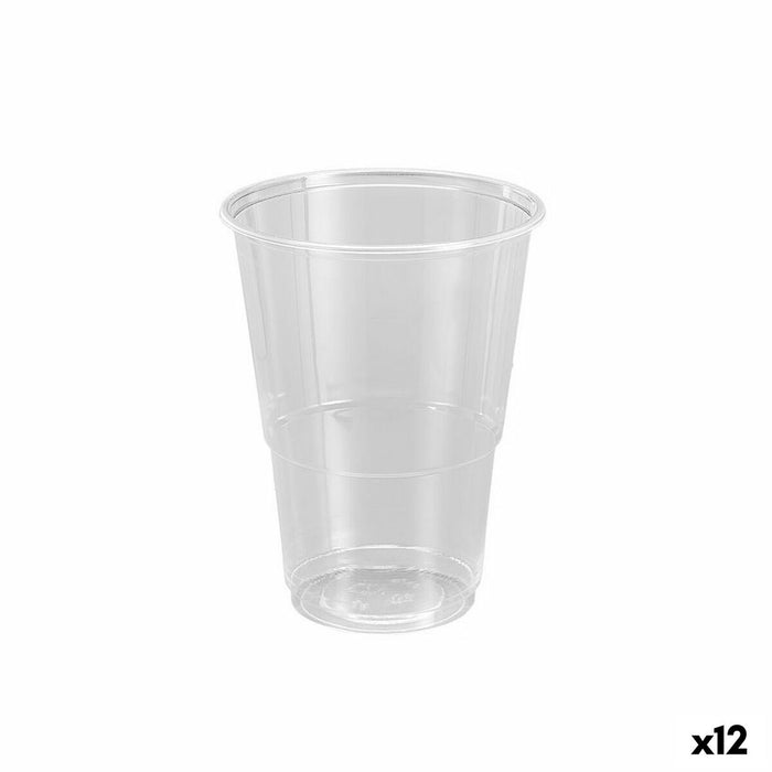 Set de pahare refolosibile Algon Plastic Transparent 50 Piese 330 ml (12 Unități)