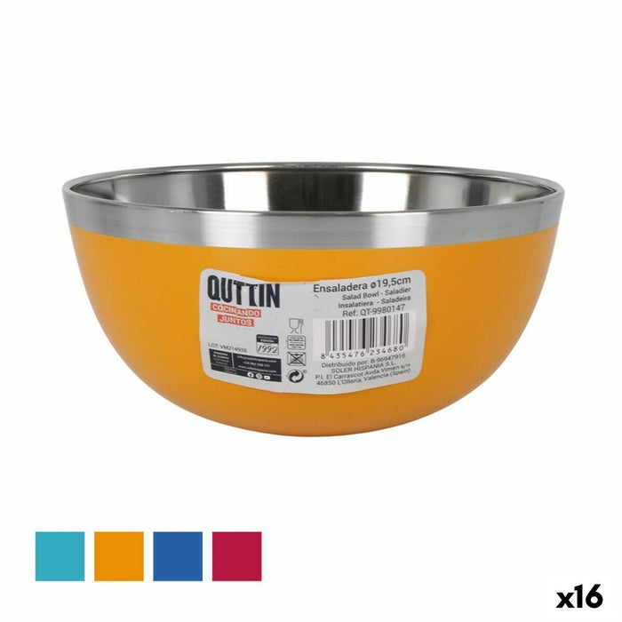 Salatieră Quttin Ø 19 x 9 cm (16 Unități)