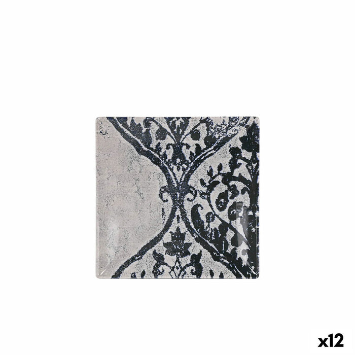Farfurie pentru desert La Mediterránea Horus 18 x 18 x 2 cm (12 Unități)