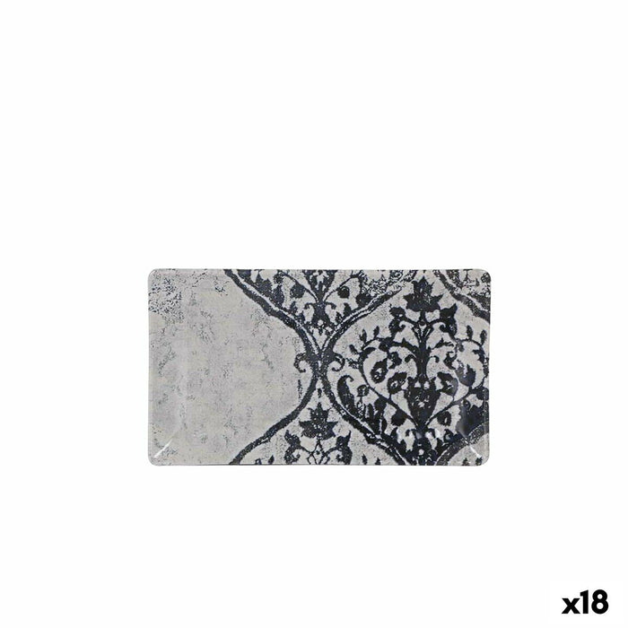 Tavă pentru gustari La Mediterránea Horus Dreptunghiular 25 x 15 x 2 cm (18 Unități)