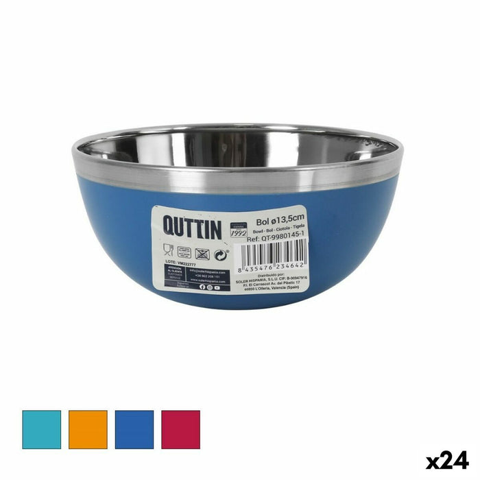 Castron Quttin Oțel Ø 13 x 6 cm (24 Unități)